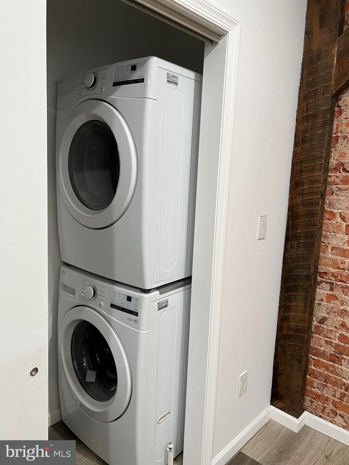 2814 Master Street, Unit B Philadelphia, PA 19121 - Photo 10 of 13 a utility room with dryer and washer