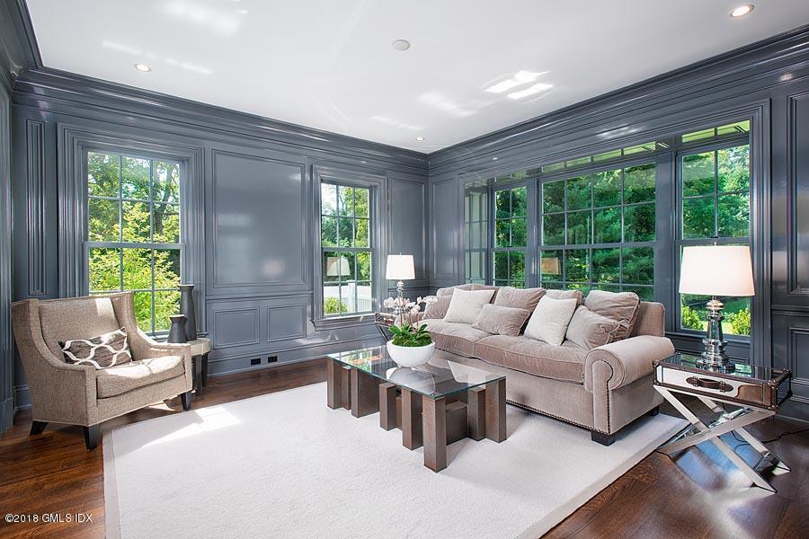 272 Round Hill Road Greenwich, CT 06831 - Photo 9 of 33 a living room with furniture and a large window