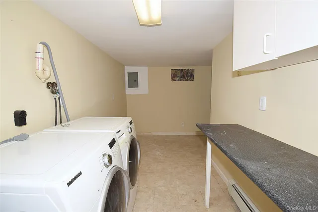 a view of a hallway with entryway