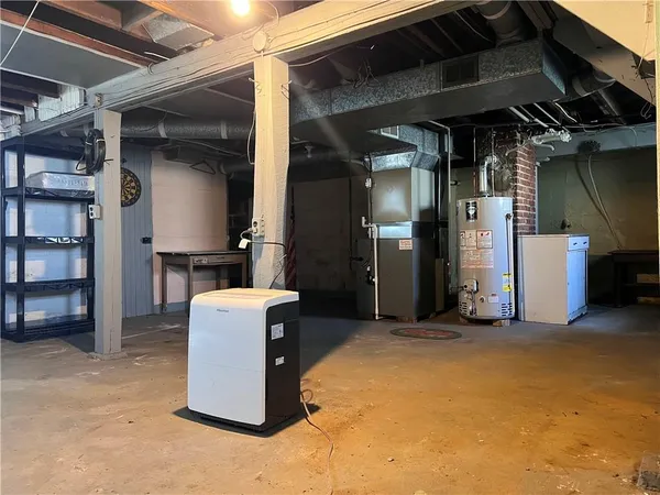 a view of a storage & utility room