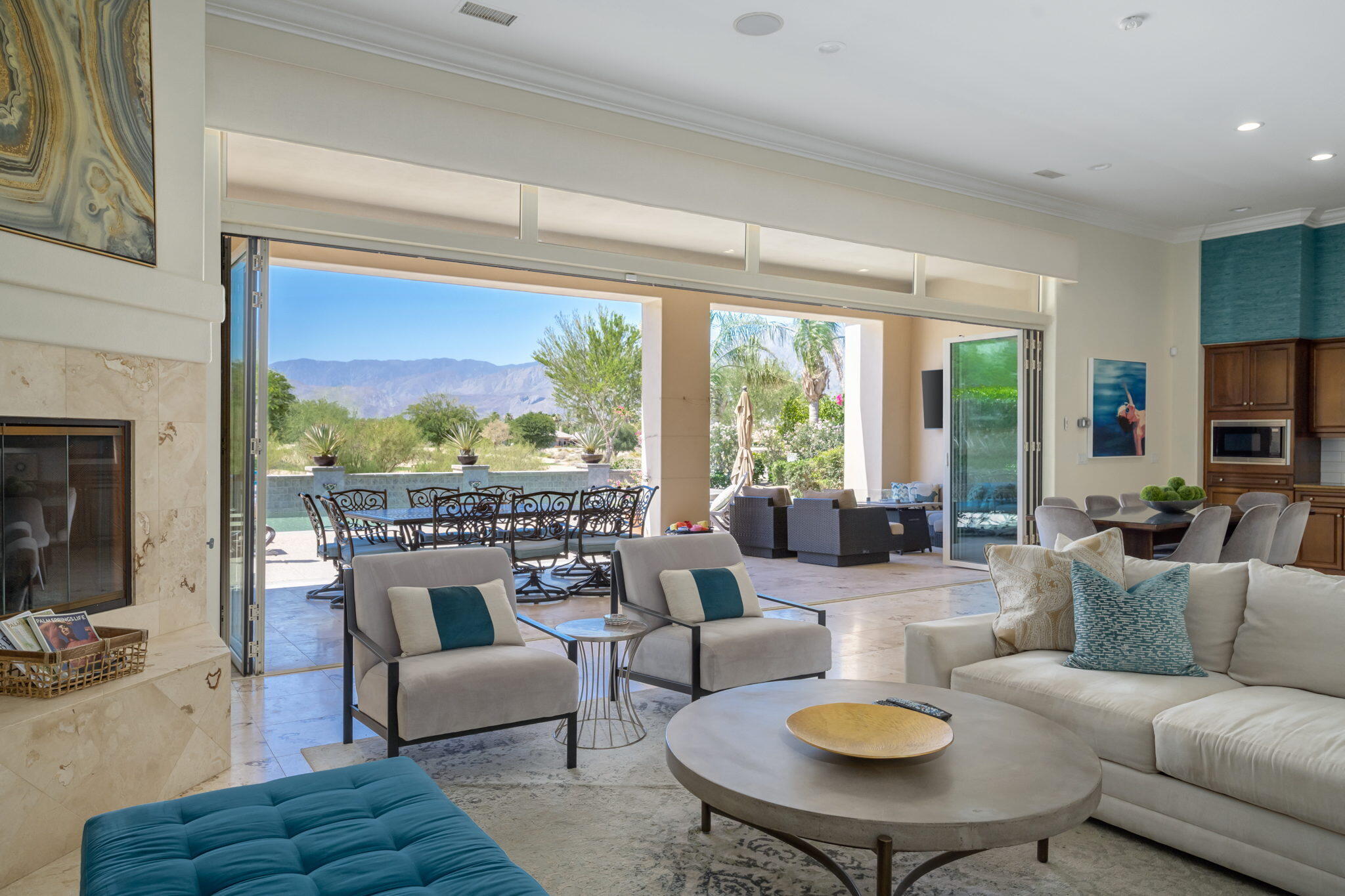 81785 Brown Deer Park La Quinta, CA 92253 - Photo 14 of 57 a living room with furniture and a large window