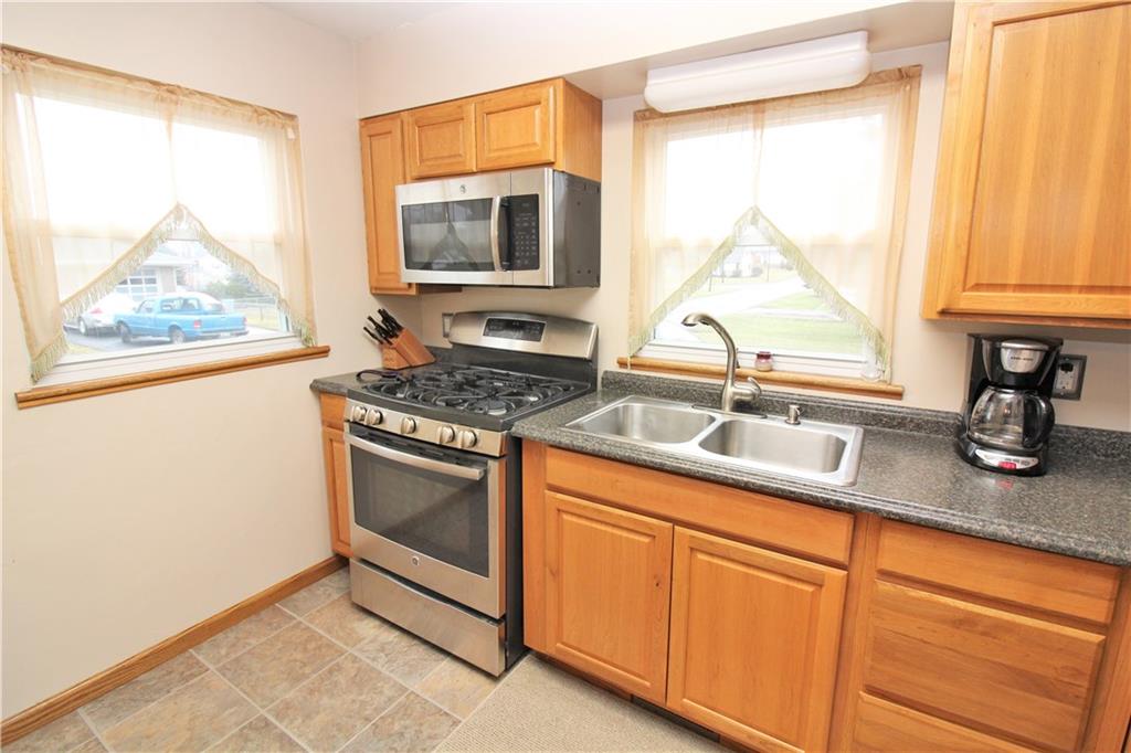 2384 Brodhead Road Aliquippa, PA 15001 - Photo 3 of 17 Updated kitchen with new counters, cabinets, stainless appliances and ceramic tile flooring