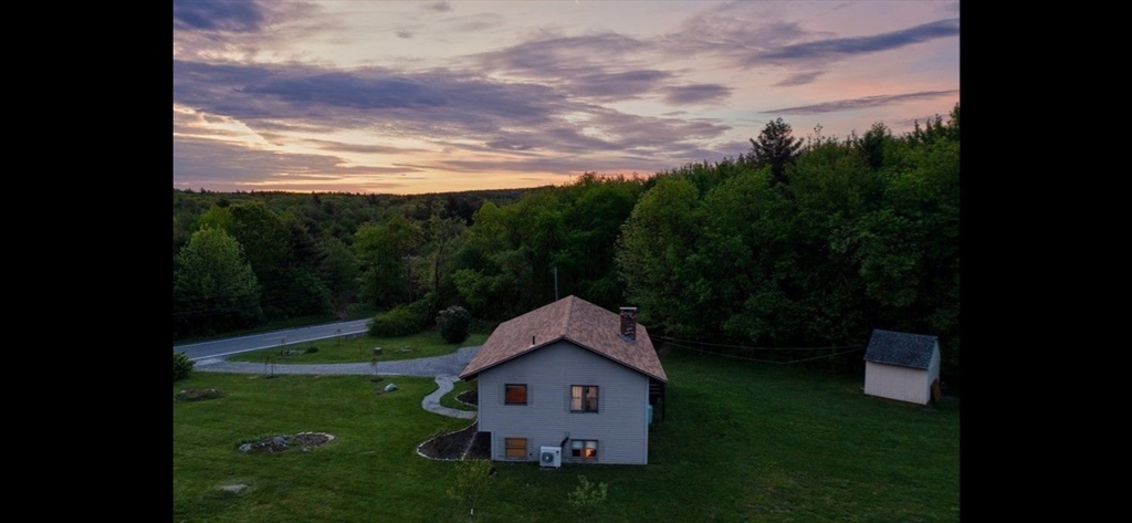 1828 East Otis Road Otis, MA 01029 - Photo 20 of 25 a view of house with backyard and garden