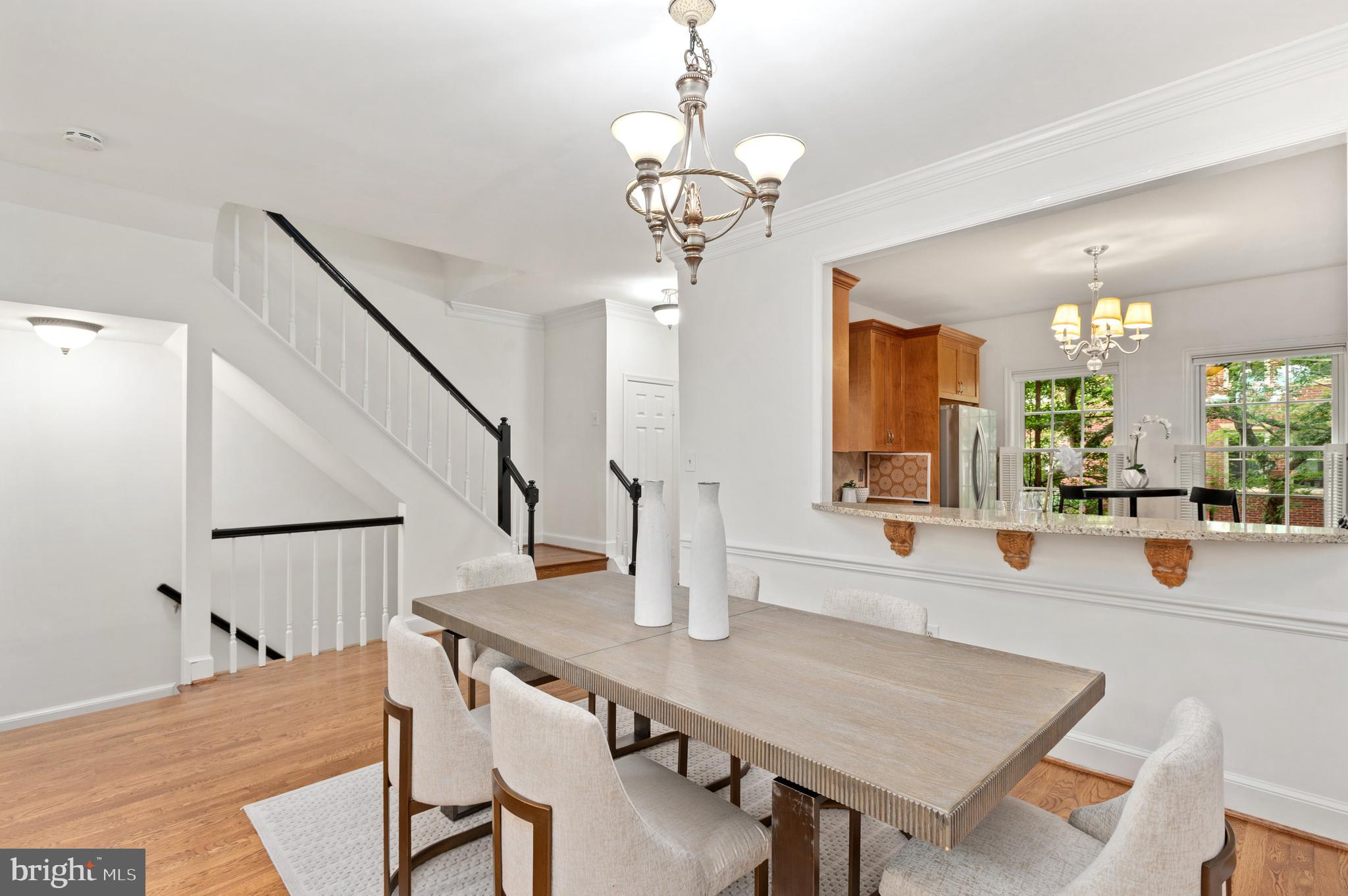 3729 Winfield Lane Northwest Washington, DC 20007 - Photo 8 of 22 a very nice looking dining room with a table and chairs