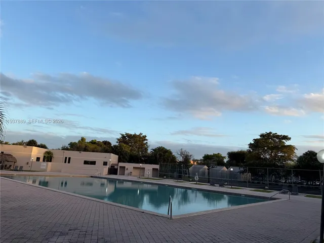 a view of a lake with houses