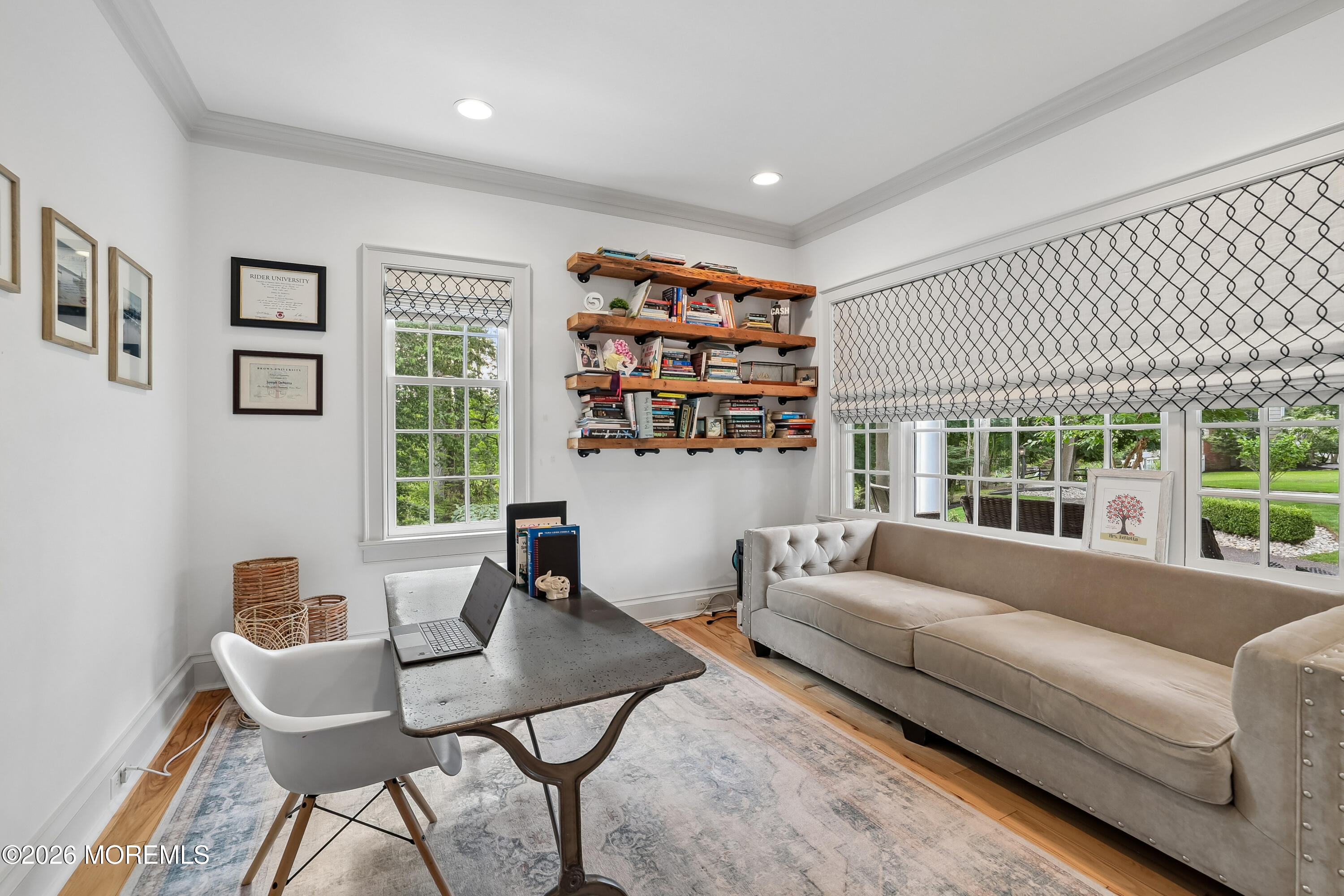 92 Tulip Lane Colts Neck, NJ 07722 - Photo 7 of 55 a living room with furniture and a large window