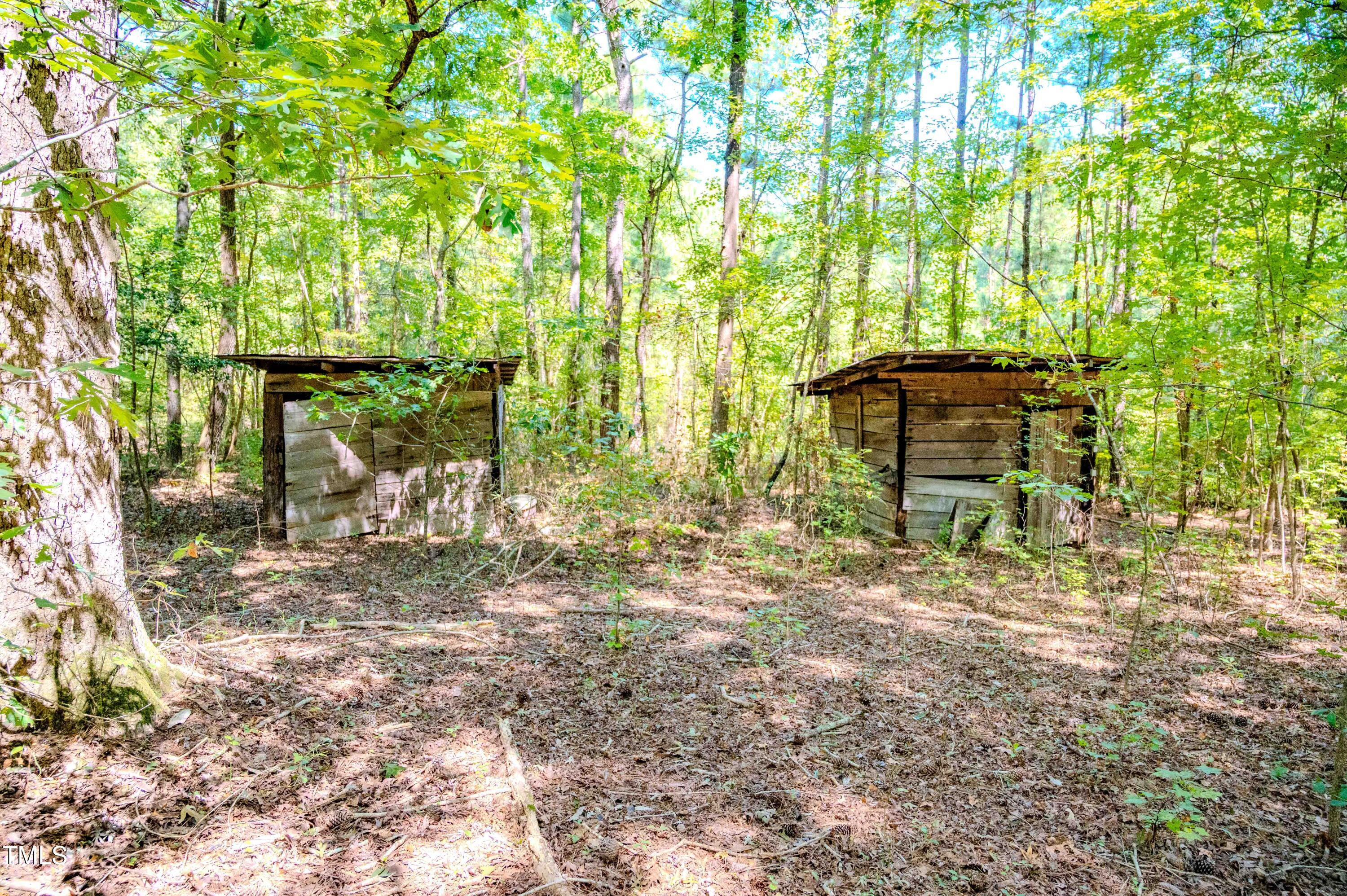 6724 Wimberly Road Willow Spring, NC 27592 - Photo 16 of 43 a backyard of a house with table and chairs