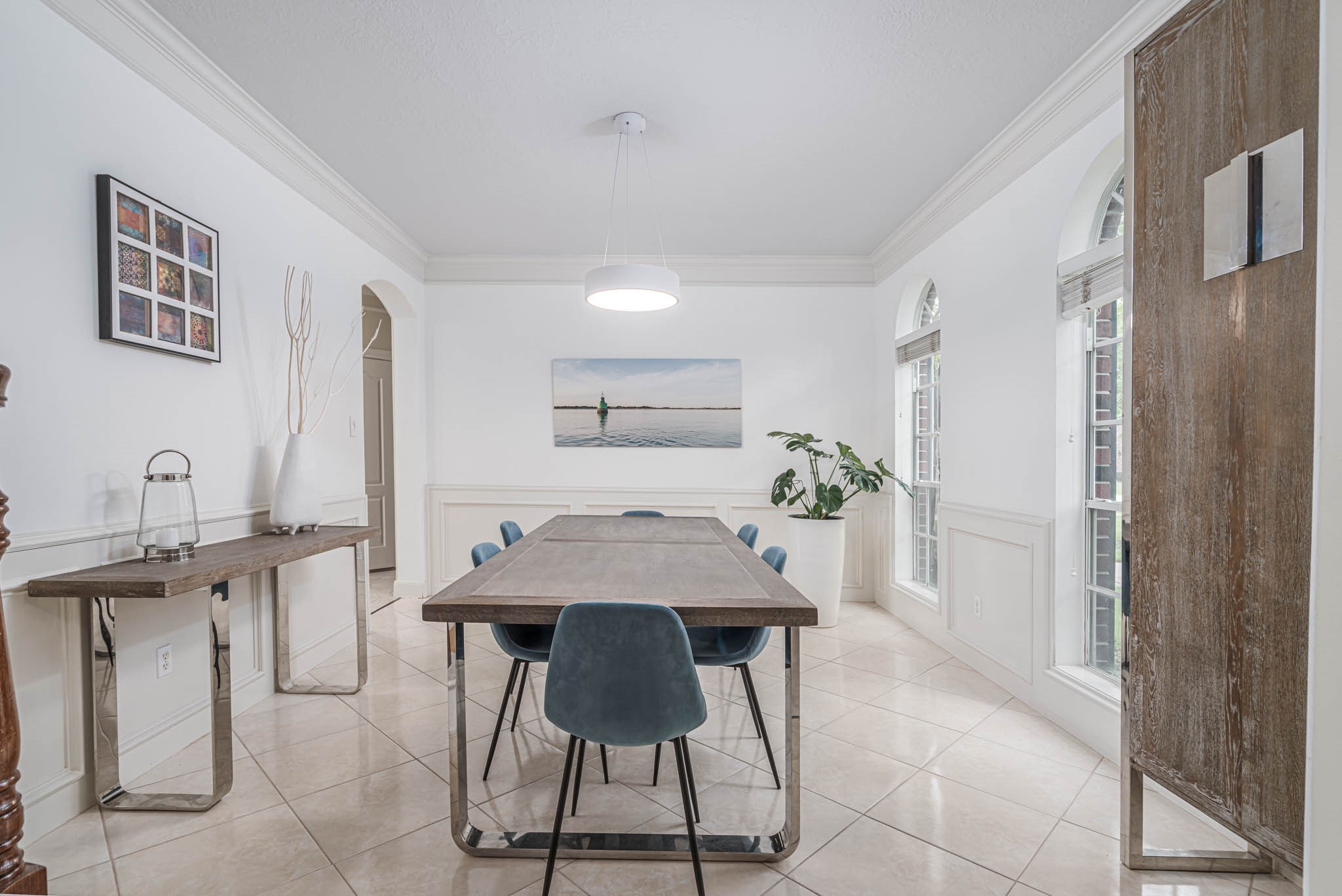 5103 Mariner's Harbor Houston, TX 77041 - Photo 5 of 42 As soon as you enter to your right formal dining room (Furniture for sale by current tenants if interested )