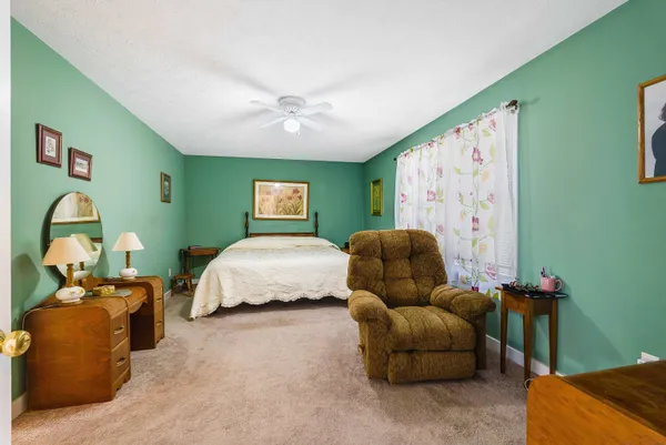 a very nice looking room with a large window