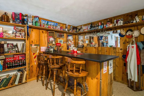 a view of an outdoor space and swimming pool