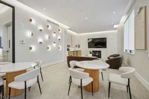 a view of kitchen with wooden floor