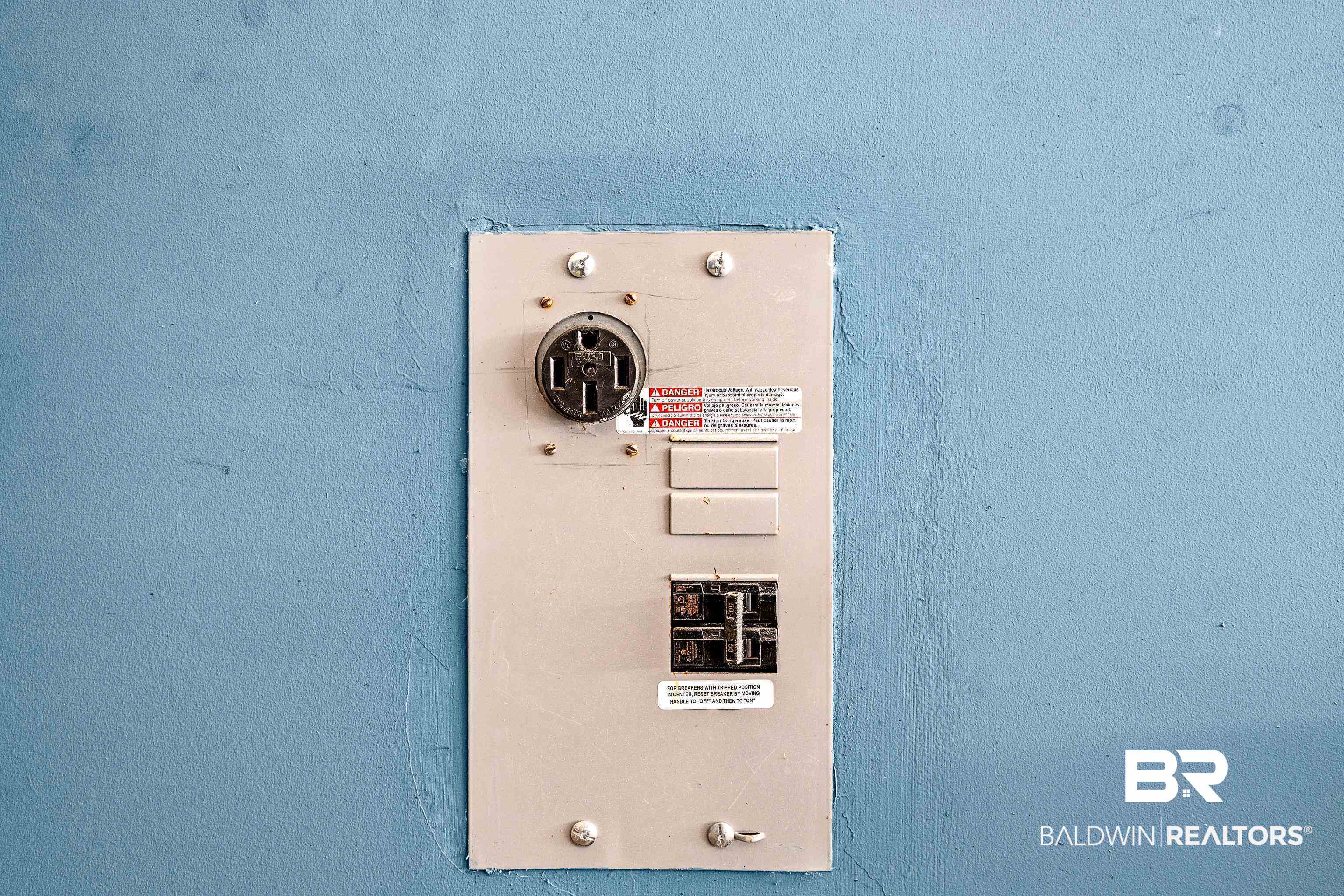 12329 Reunion Place, Unit LOT 38 Foley, AL 36535 - Photo 24 of 43 Detailed view of electric panel and stucco siding