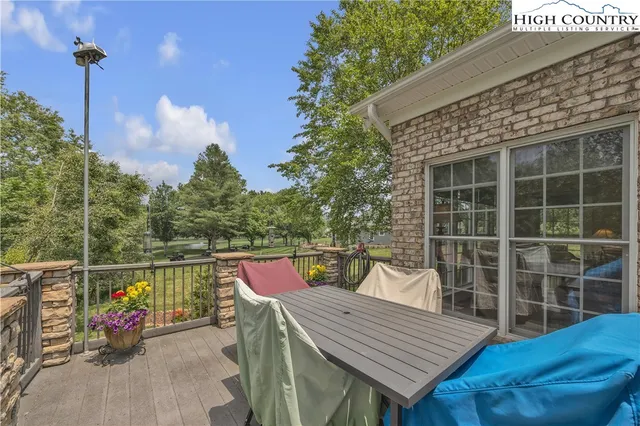 a view of a trees in a yard