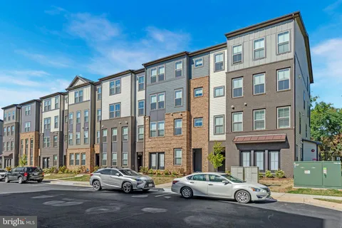 a car parked in front of a building