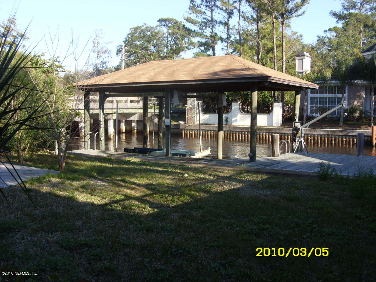 Back Yard and Boat Lift