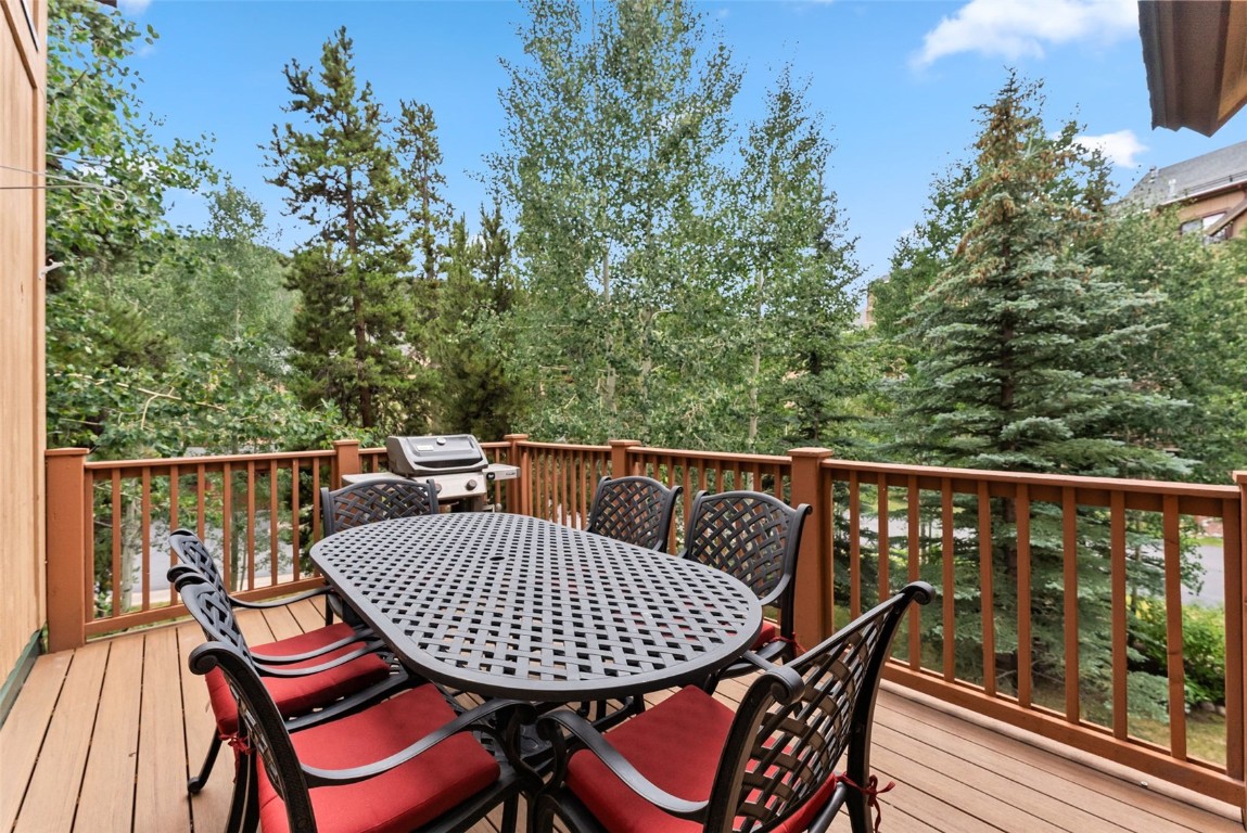 231 Hawk Circle, Unit 2324 Keystone, CO 80435 - Photo 35 of 48 a view of a patio with wooden floor