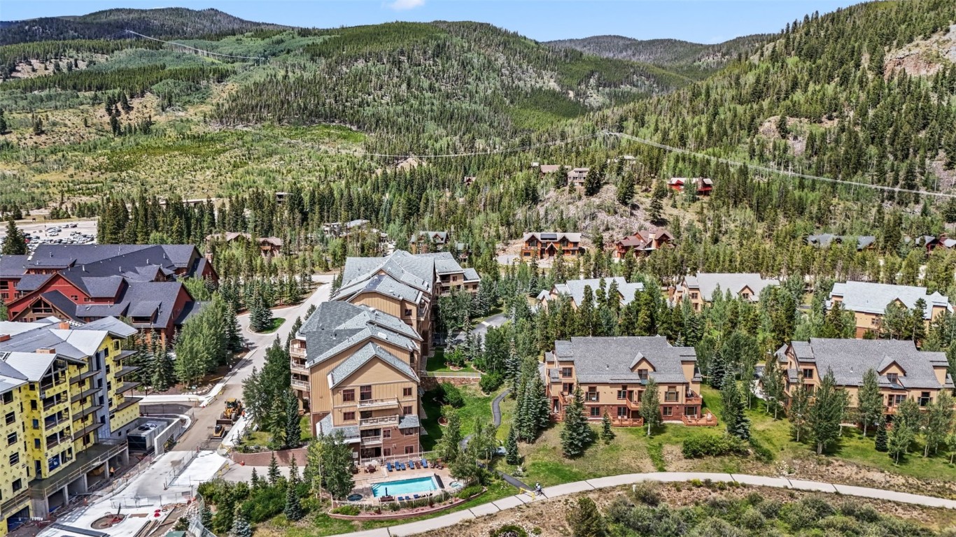 231 Hawk Circle, Unit 2324 Keystone, CO 80435 - Photo 44 of 48 an aerial view of residential houses with city view
