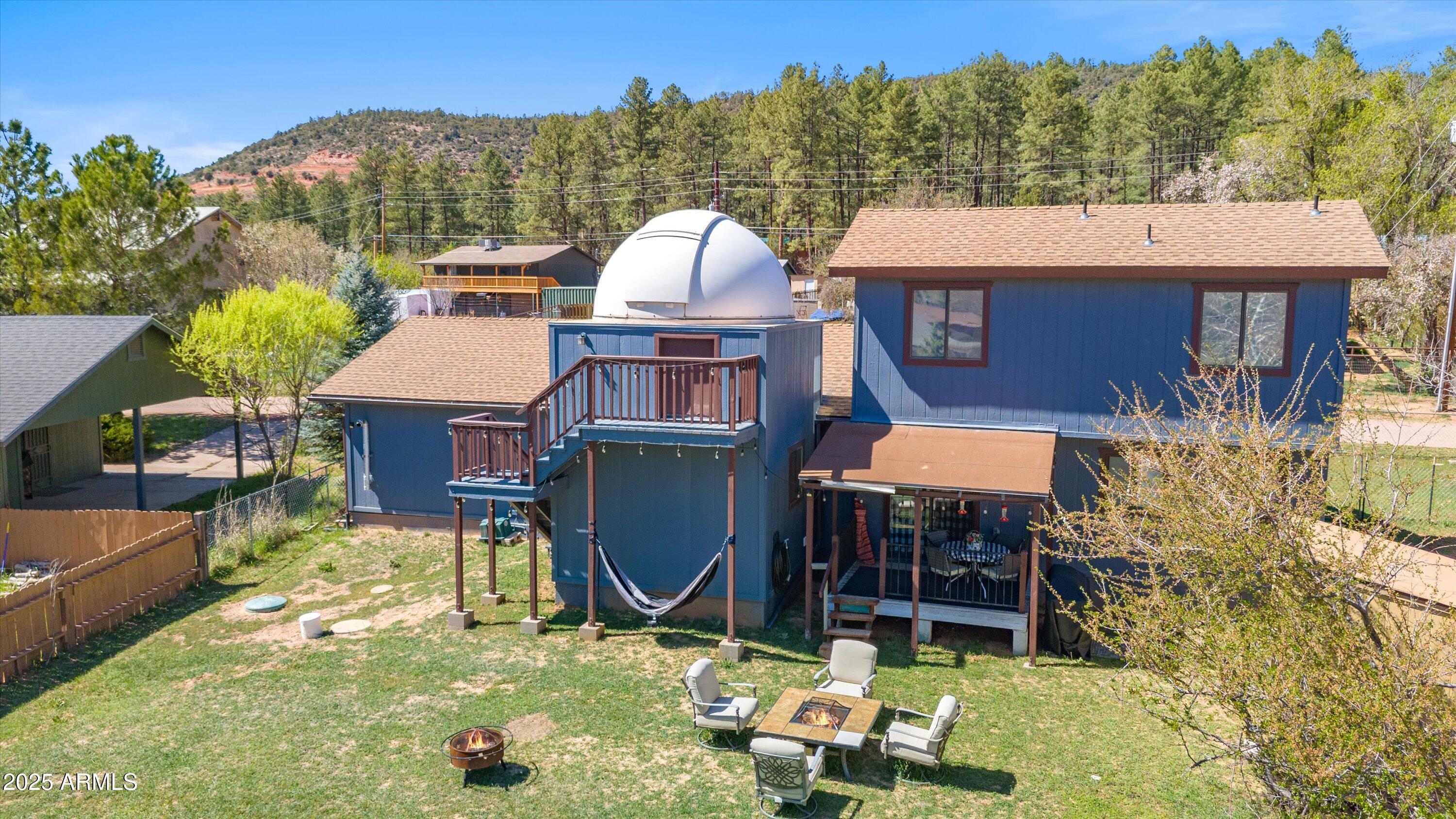 9055 Juniper Road Strawberry, AZ 85544 - Photo 34 of 42 36-Aerial Back