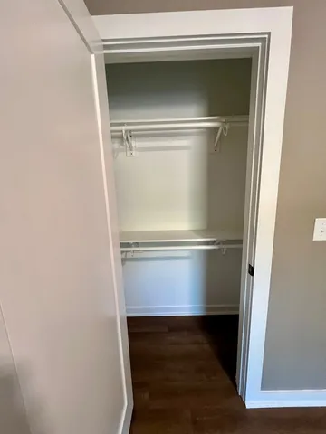 a close view of washer and dryer