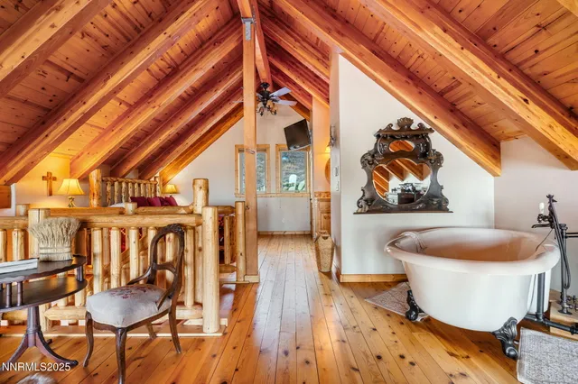 a very nice looking room with a large window