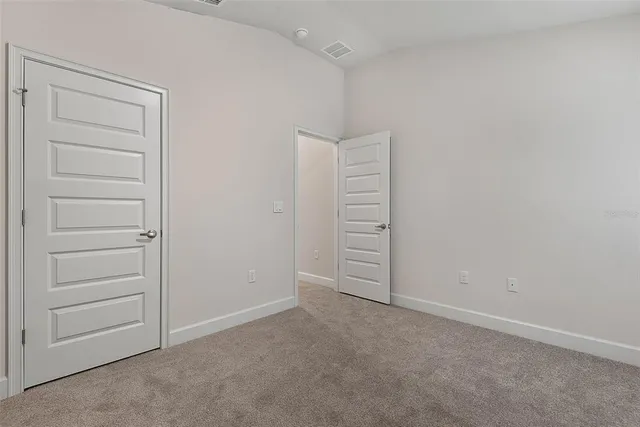 a view of an empty room