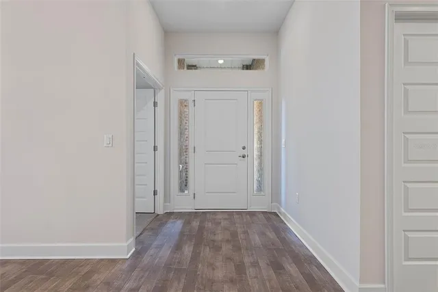 wooden floor in an empty room