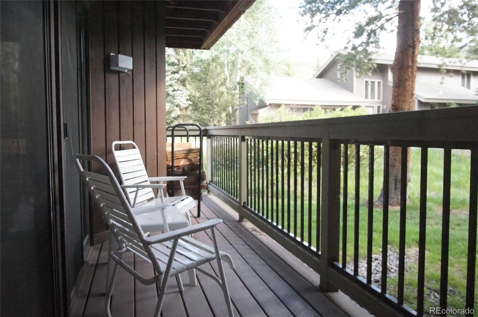 373 Wild Irishman Road, Unit 1071 Dillon, CO 80435 - Photo 12 of 19 a view of balcony with furniture