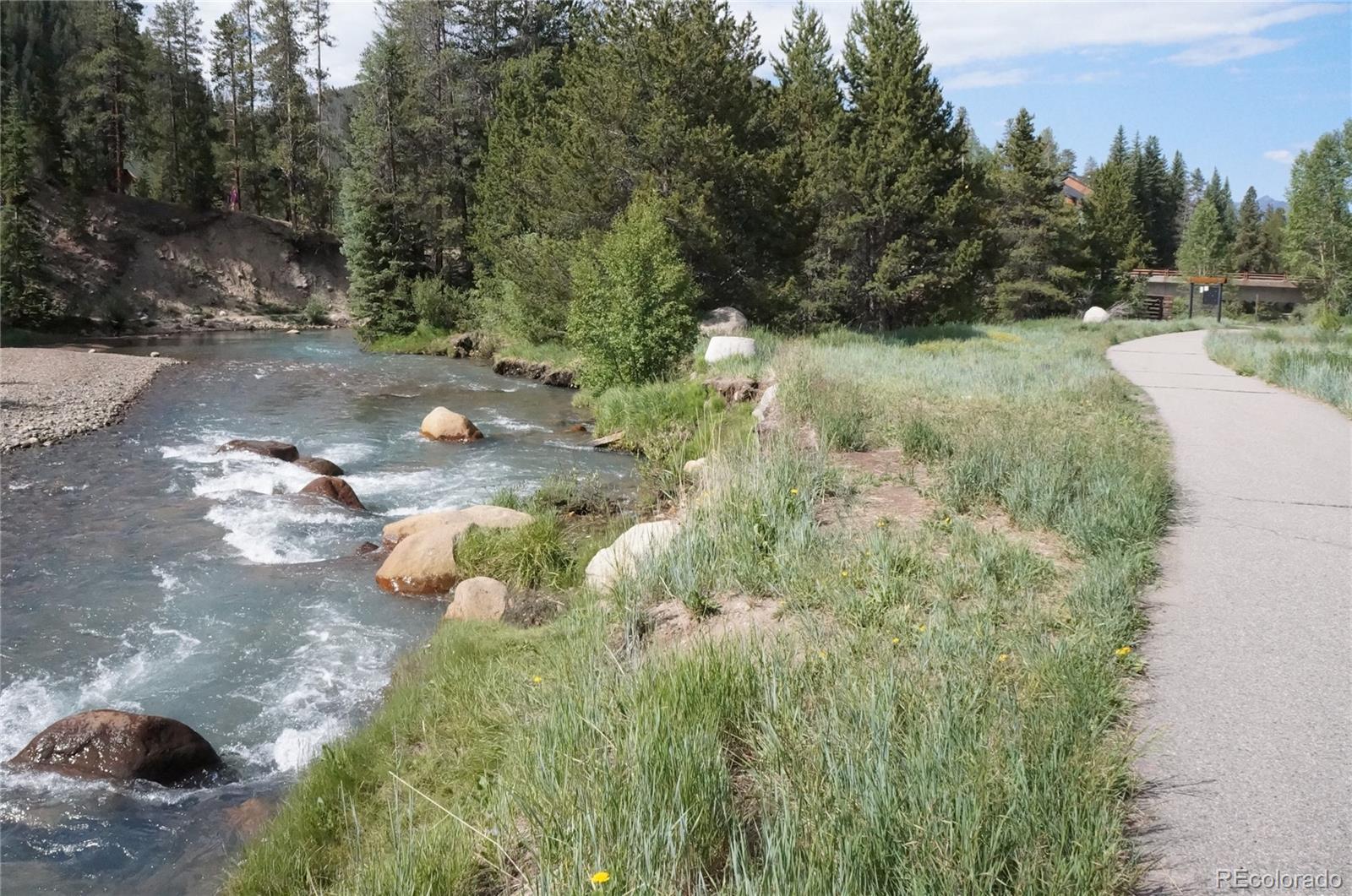 373 Wild Irishman Road, Unit 1071 Dillon, CO 80435 - Photo 17 of 19 a view of a water pond with green space