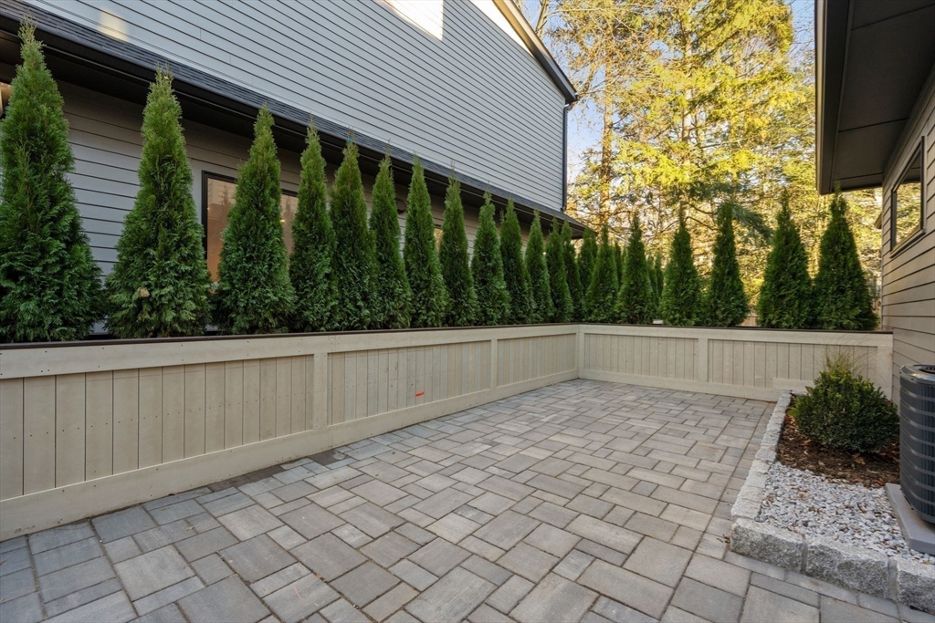 956 Walnut Street, Unit 7 Newton, MA 02459 - Photo 25 of 32 a view of a backyard