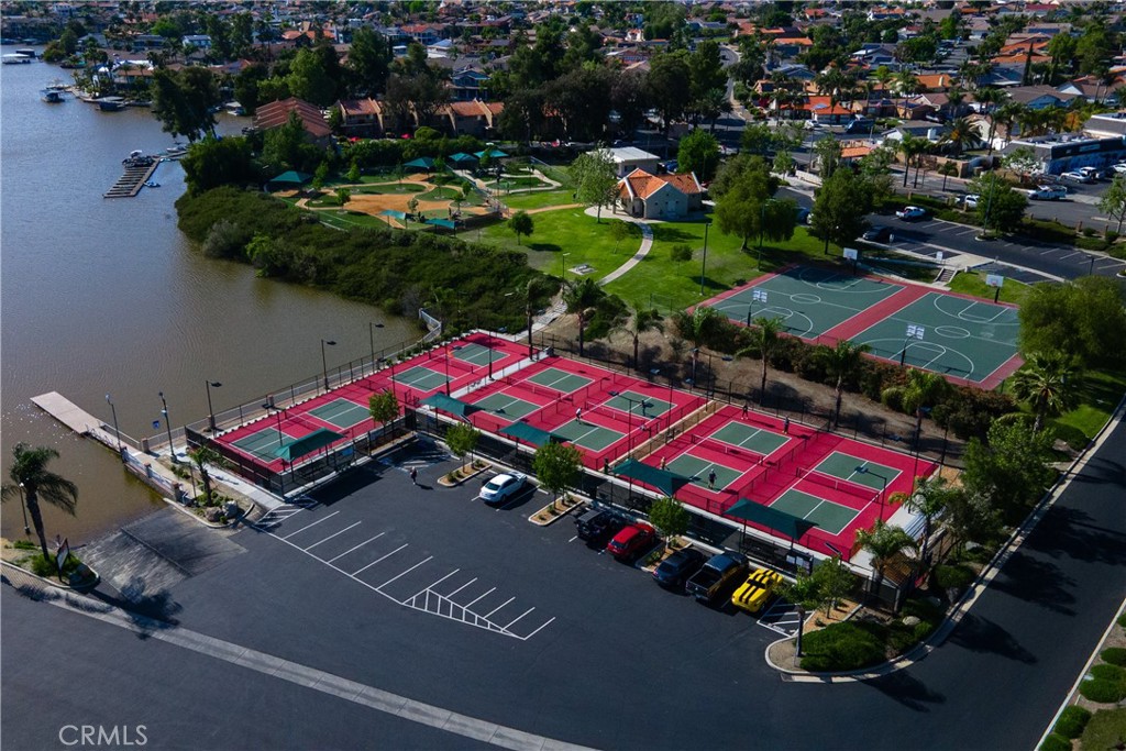 29019 Big Range Road Canyon Lake, CA 92587 - Photo 10 of 25 an aerial view of a pool patio outdoor seating yard and outdoor seating