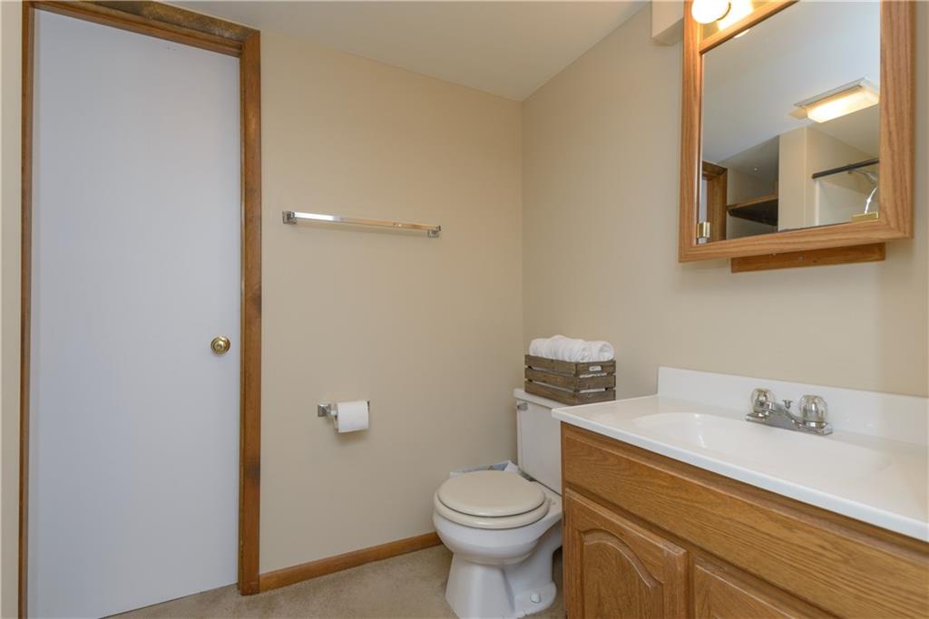 405 Oliver Road Sewickley, PA 15143 - Photo 22 of 25 Guest bath on lower level is private for guests and convenient for lower level access.