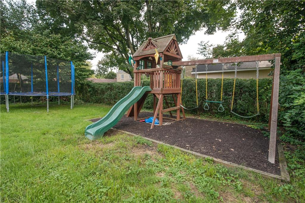 405 Oliver Road Sewickley, PA 15143 - Photo 25 of 25 Backyard is large and private and currently a great play area for family.