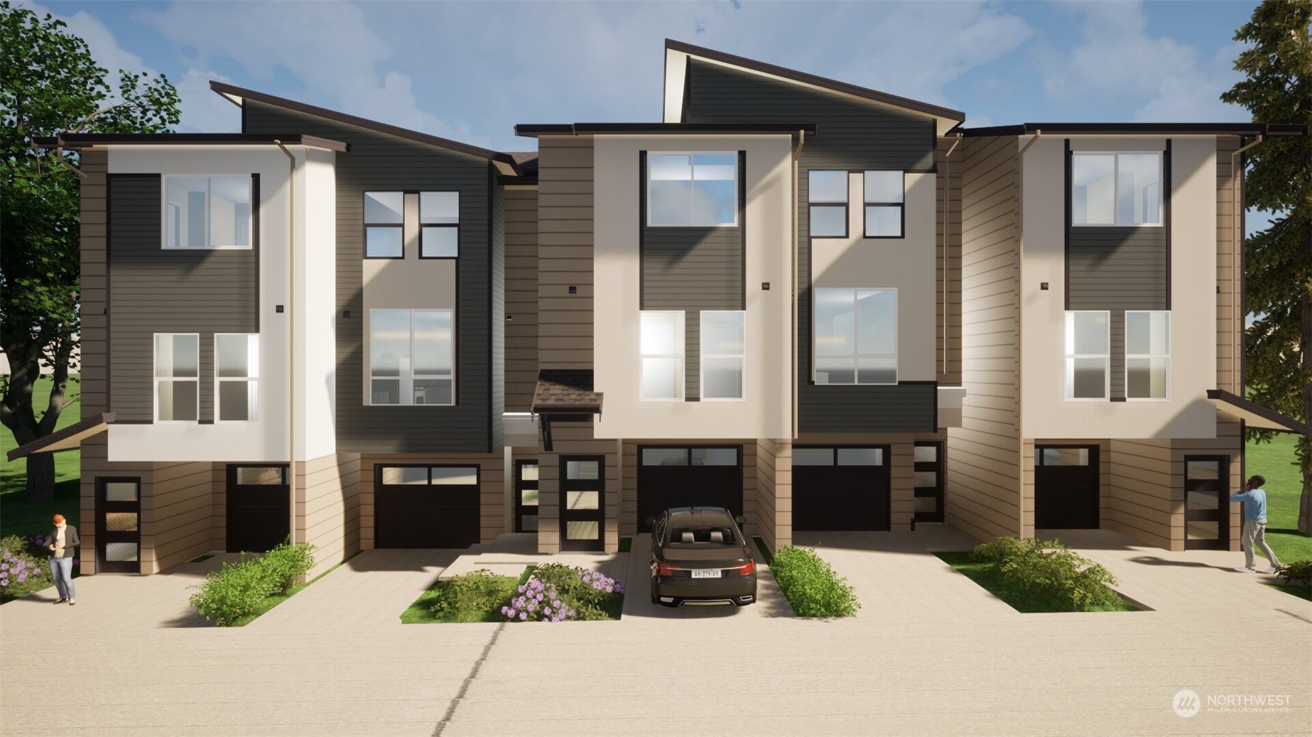 a view of multiple house