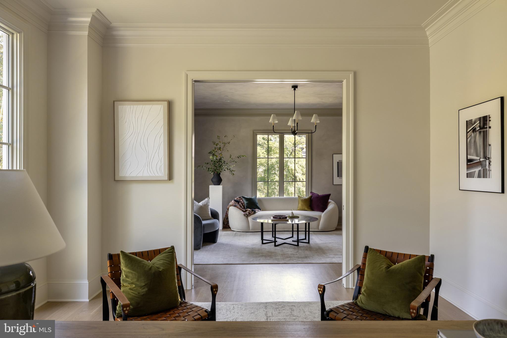 2934 Ellicott Terrace Northwest Washington, DC 20008 - Photo 12 of 55 a living room with furniture and a potted plant