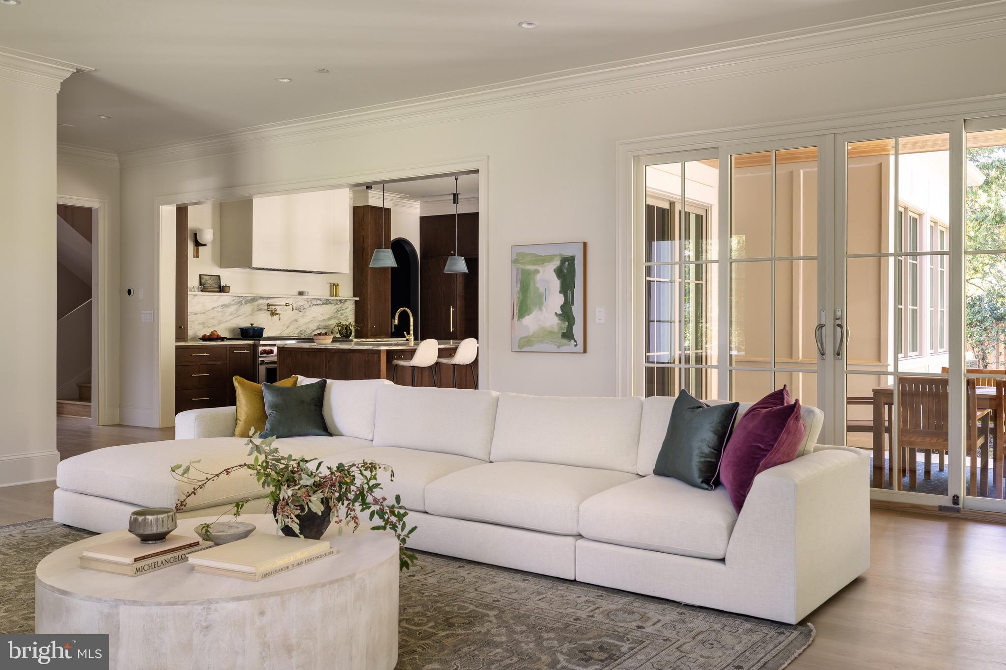 2934 Ellicott Terrace Northwest Washington, DC 20008 - Photo 17 of 55 a living room with furniture and a large window