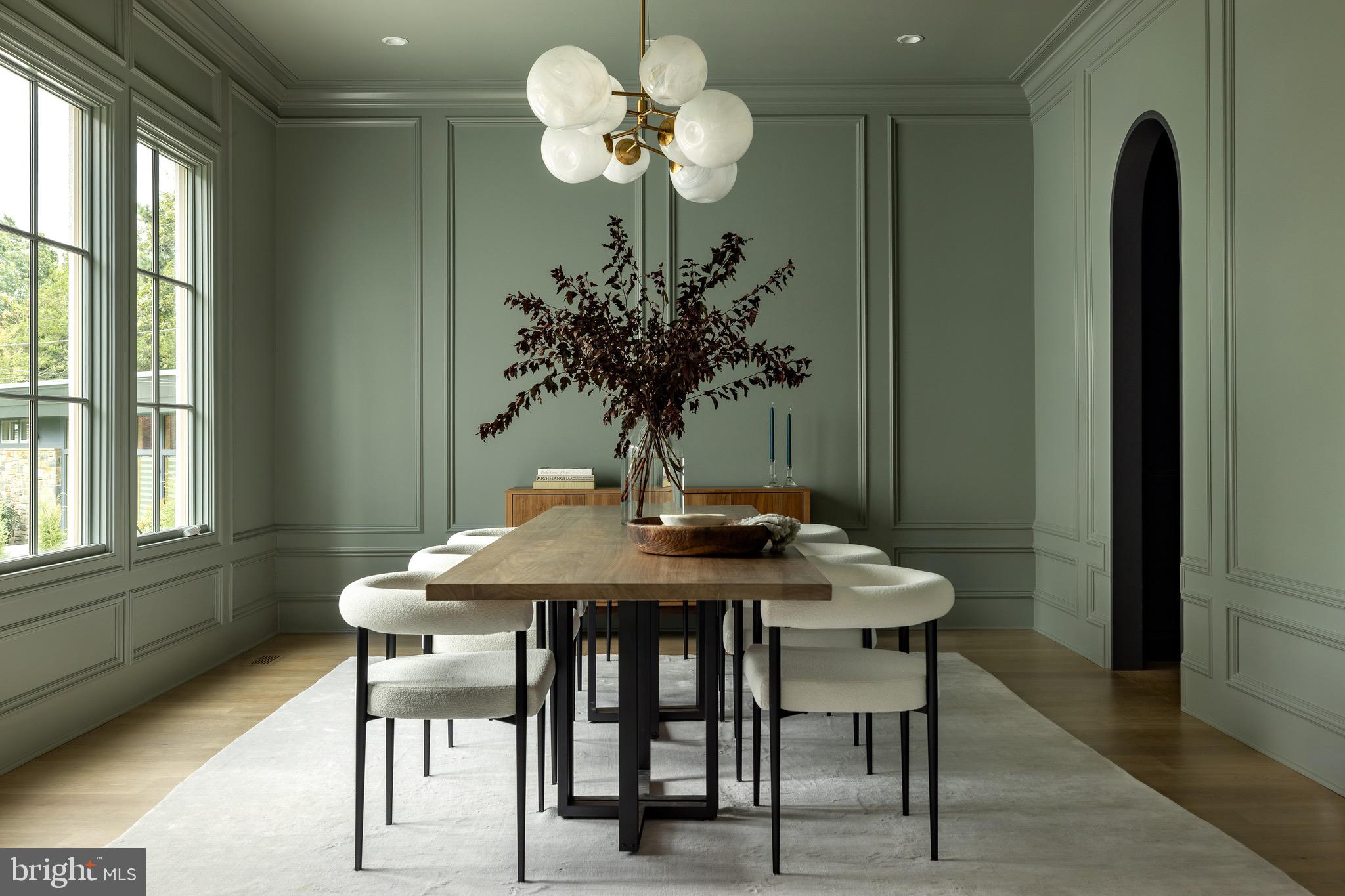 2934 Ellicott Terrace Northwest Washington, DC 20008 - Photo 10 of 55 a view of a dining room with furniture and window
