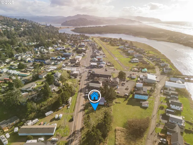 a view of lake and mountain