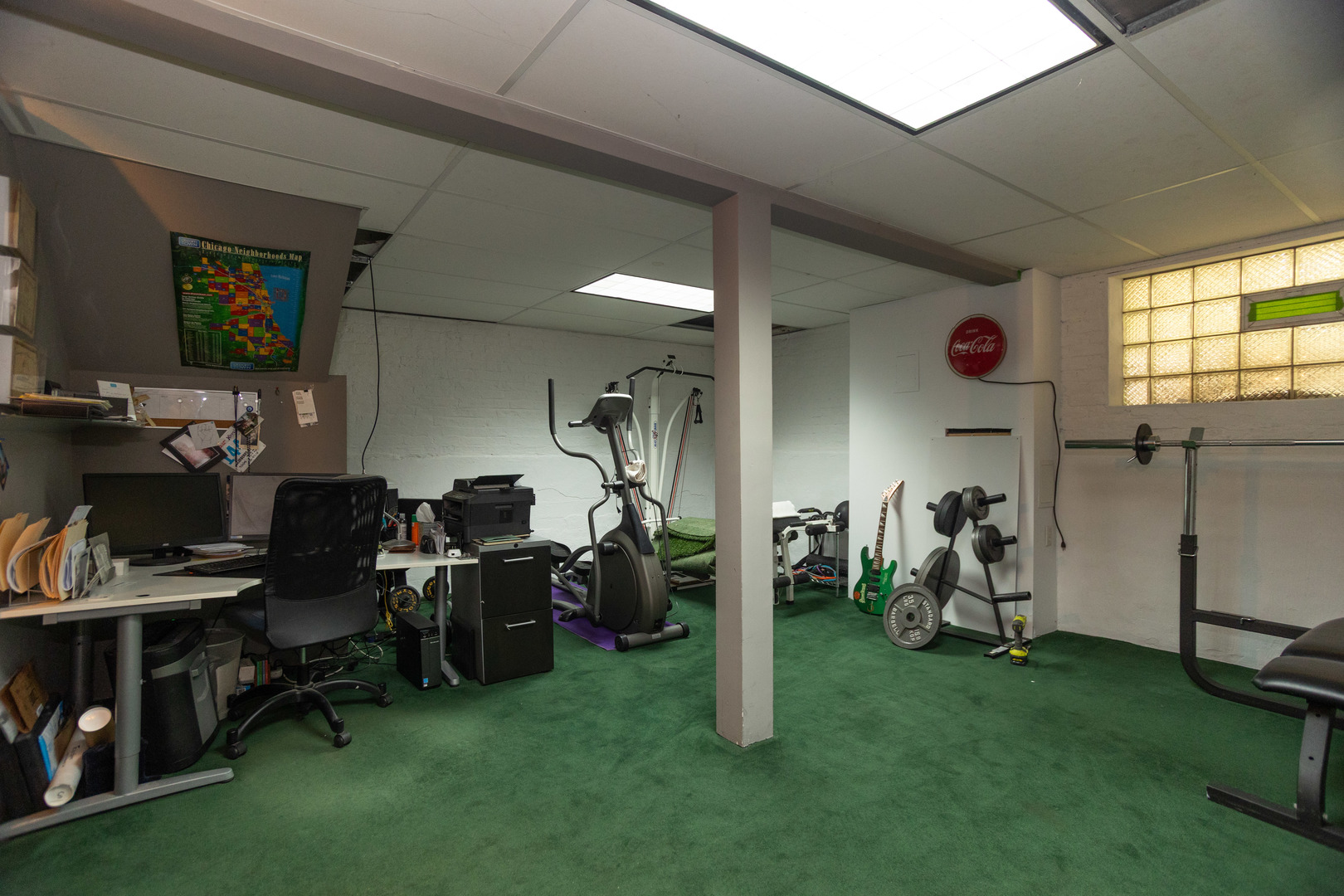 1663 West Farwell Avenue Chicago, IL 60626 - Photo 22 of 29 a view of a room with gym equipment
