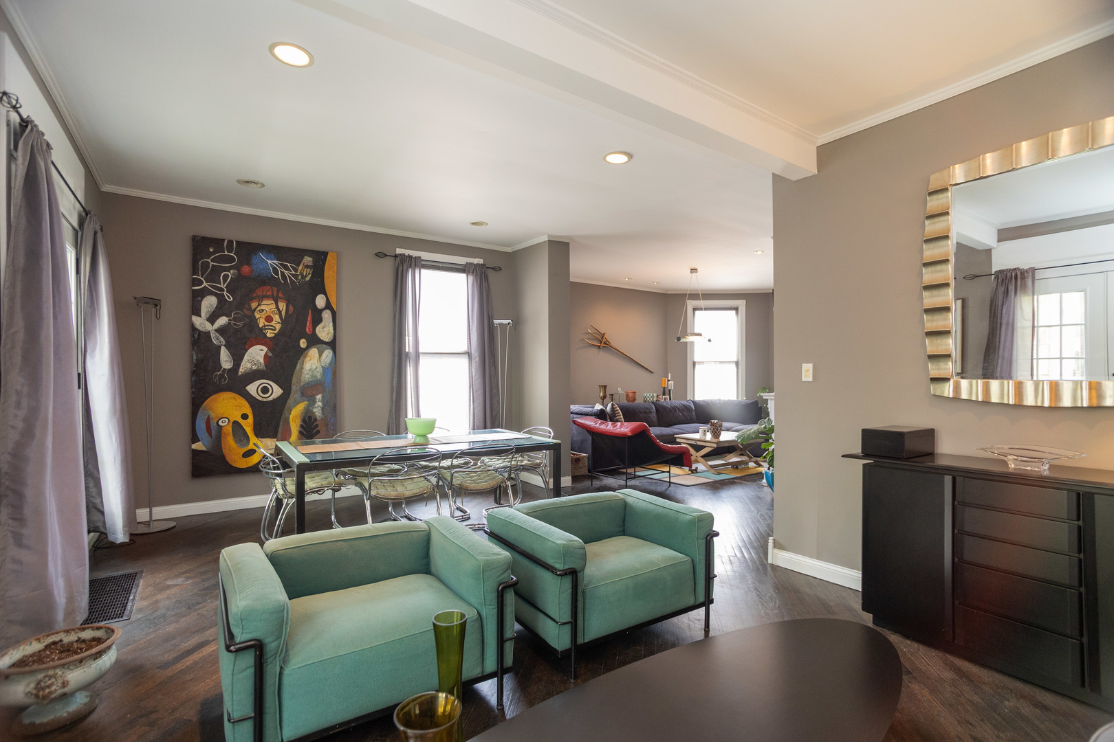 1663 West Farwell Avenue Chicago, IL 60626 - Photo 5 of 29 a living room with furniture window and wooden floor