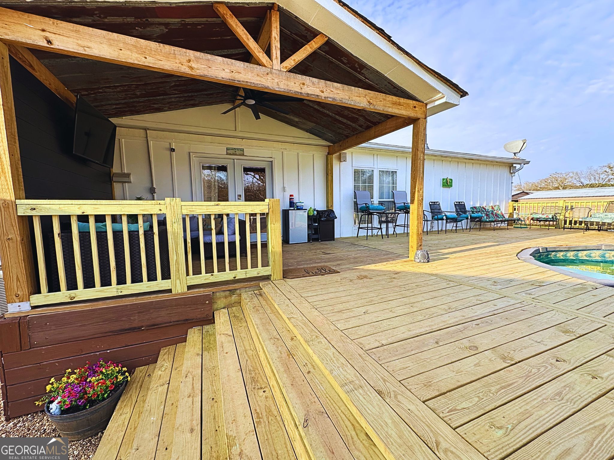 1391 Blue Springs Road Buckhead, GA 30625 - Photo 30 of 36 a view of a backyard with sitting area