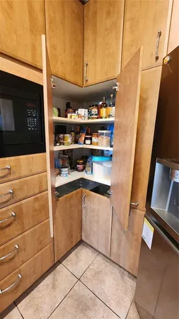 a view of a storage & utility room with washer dryer