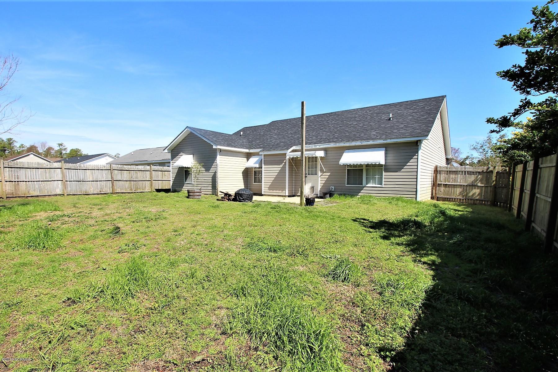211 Foxhall Road Newport, NC 28570 - Photo 45 of 49 Fully fenced rear yard