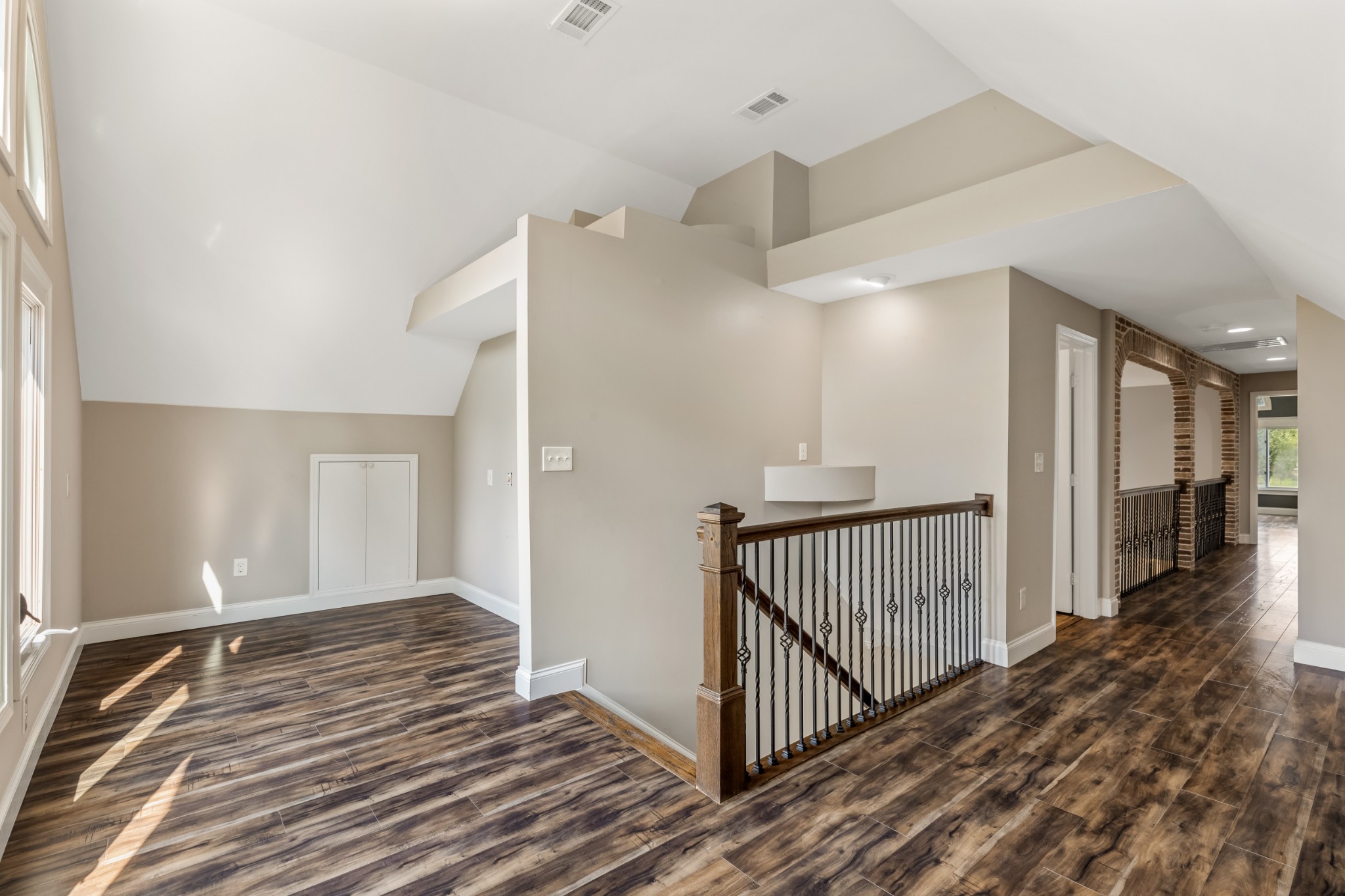 340 Double Log Cabin Road Lebanon, TN 37087 - Photo 29 of 50 a view of a hallway with wooden floor and staircase