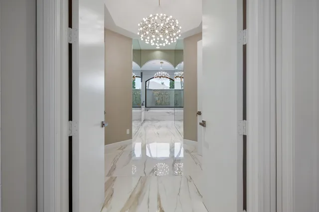 an outdoor view with patio