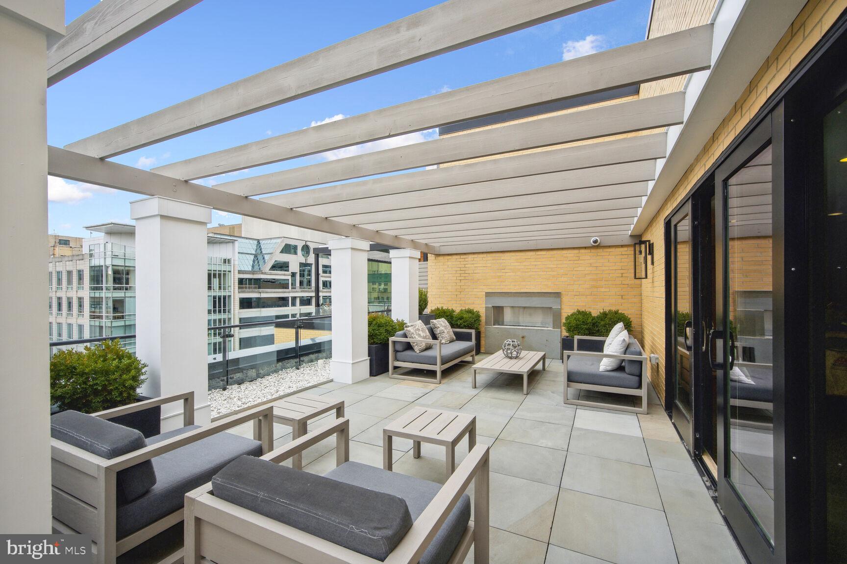 1108 16th Street Northwest, Unit 604 Washington, DC 20036 - Photo 17 of 20 Stylish rooftop retreat with city views.