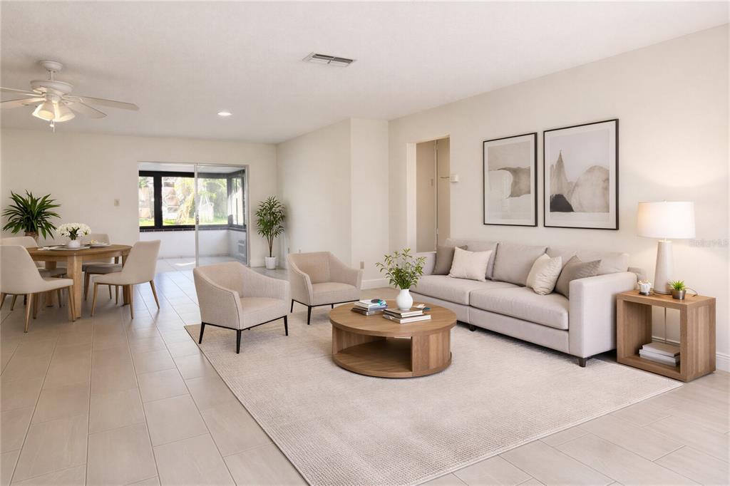 10849 Wheaton Court Orlando, FL 32821 - Photo 5 of 16 a living room with furniture and window