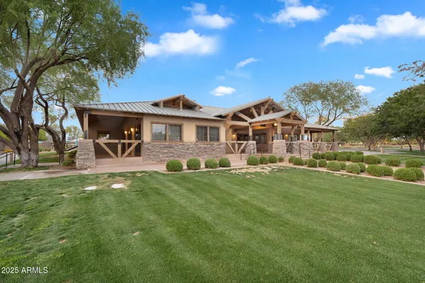 a view of a lake with houses