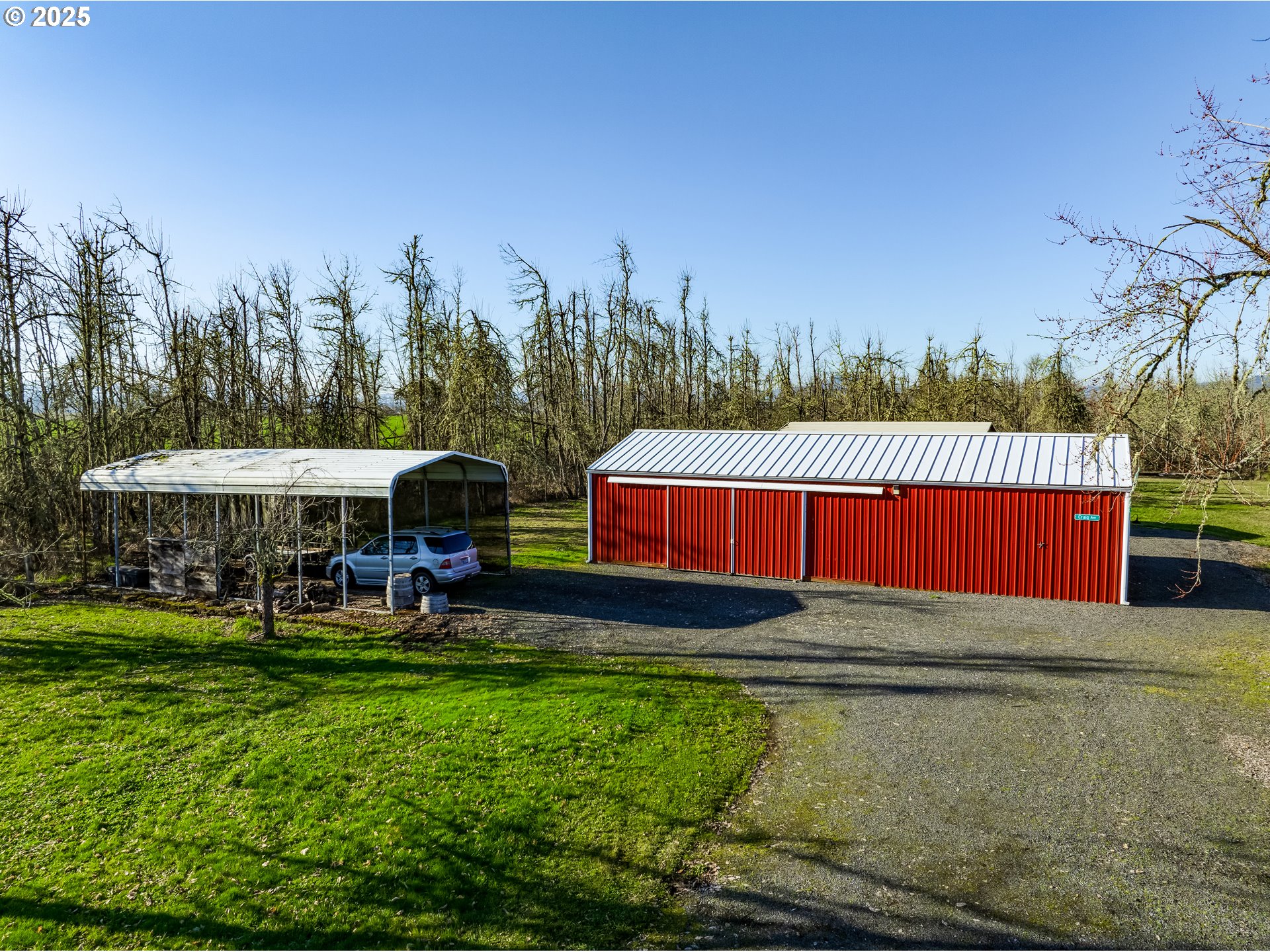 83362 Enterprise Road Creswell, OR 97426 - Photo 47 of 47 a view of swimming pool and trees in the background