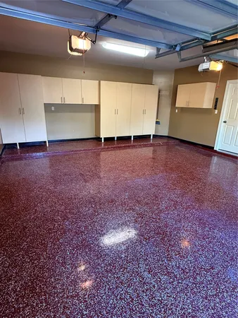a view of a room with an empty space