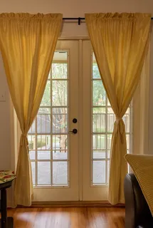 a view of front door
